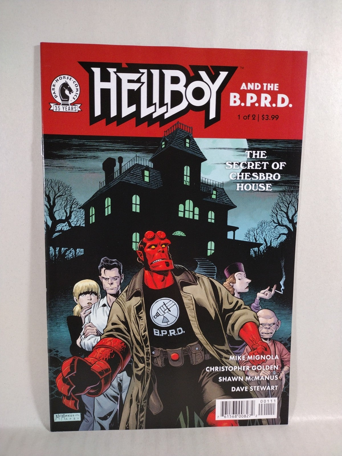 Hellboy And The BPRD Secret Of Chesbro House 1 (2021) Dark Horse Comic Cvr A & B