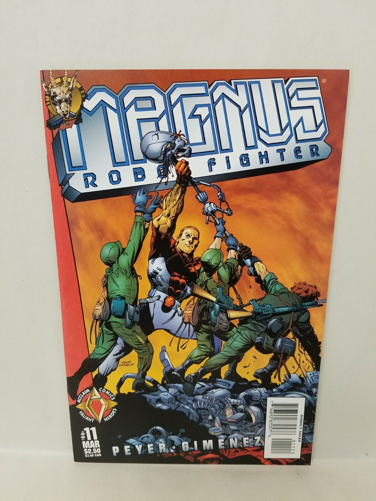 Magnus Robot Fighter Vol 2 #11 Valiant Acclaim Comics 1997 Tom Peyer A Gimenez