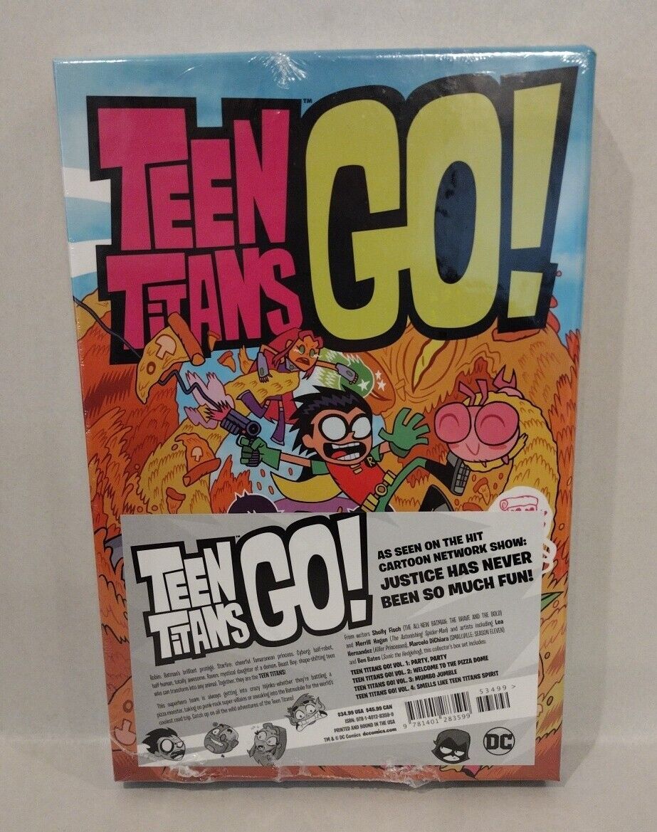 Teen Titans Go! DC Comics TPB Graphic Novel Box Set Vol 1 2 3 4 New Sealed