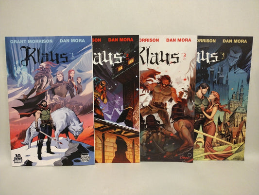 Klaus (2015) Boom Studios Comic Lot Set #1 2 3 4 Dan Mora Grant Morrison VF-NM