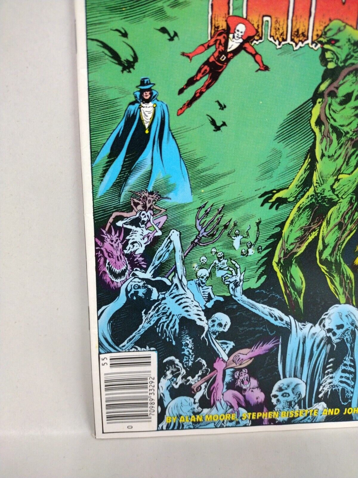 Swamp Thing #50 DC Comic Book. popular 1st Justice League Dark Alan Moore. m&m ad. 1986