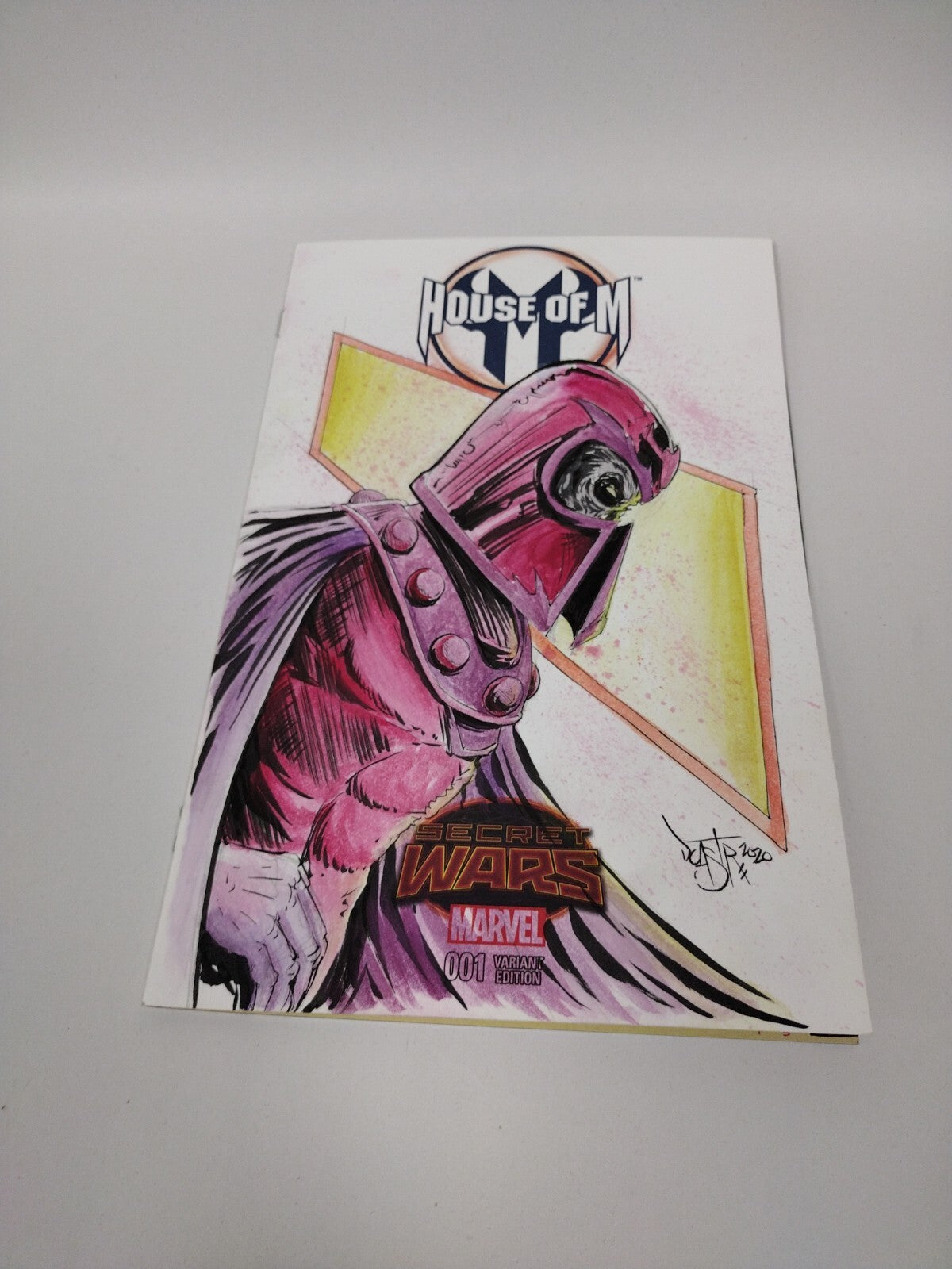 House of M 1 Marvel Secret Wars Sketch Cover Variant Comic W Original DCastr Art