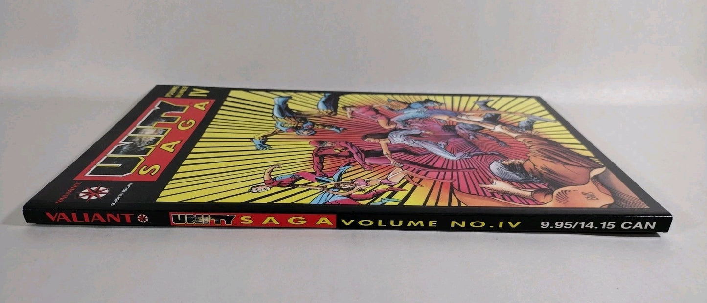 UNITY SAGA Vol 4 (1994) Valiant Bob Layton Jim Shooter TPB SC Very good