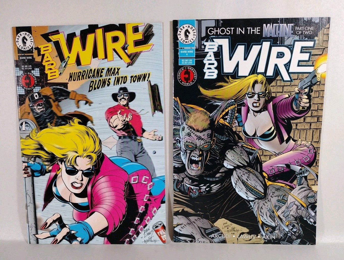Barb Wire (1994) Dark Horse Comic Lot #1 2 3 4 5 + Insider 20 CGW Week 1