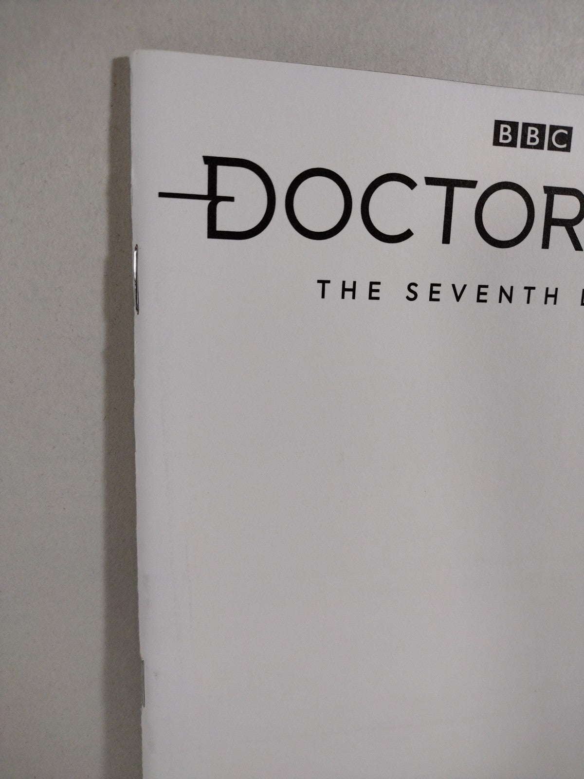 Doctor Who The Seventh Doctor #1 (2018) Titan Blank Sketch Variant Cvr Comic NM