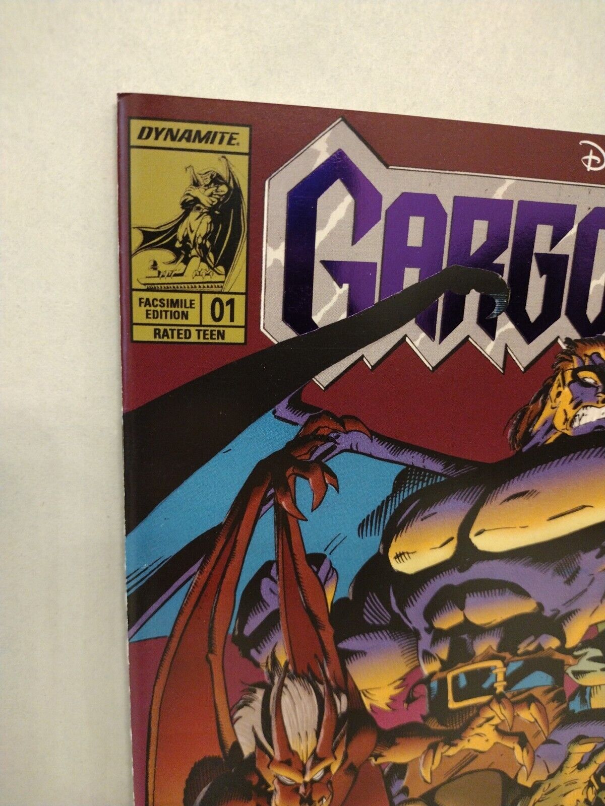 Gargoyles #1 (2023) 1995 Marvel Facsimile Edition Foil Variant Dynamite Comic NM