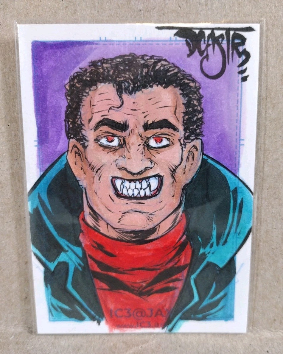 CAF IC3 (2026) JAX Convention Sketch Card W Original Dave Castr BLADE Art