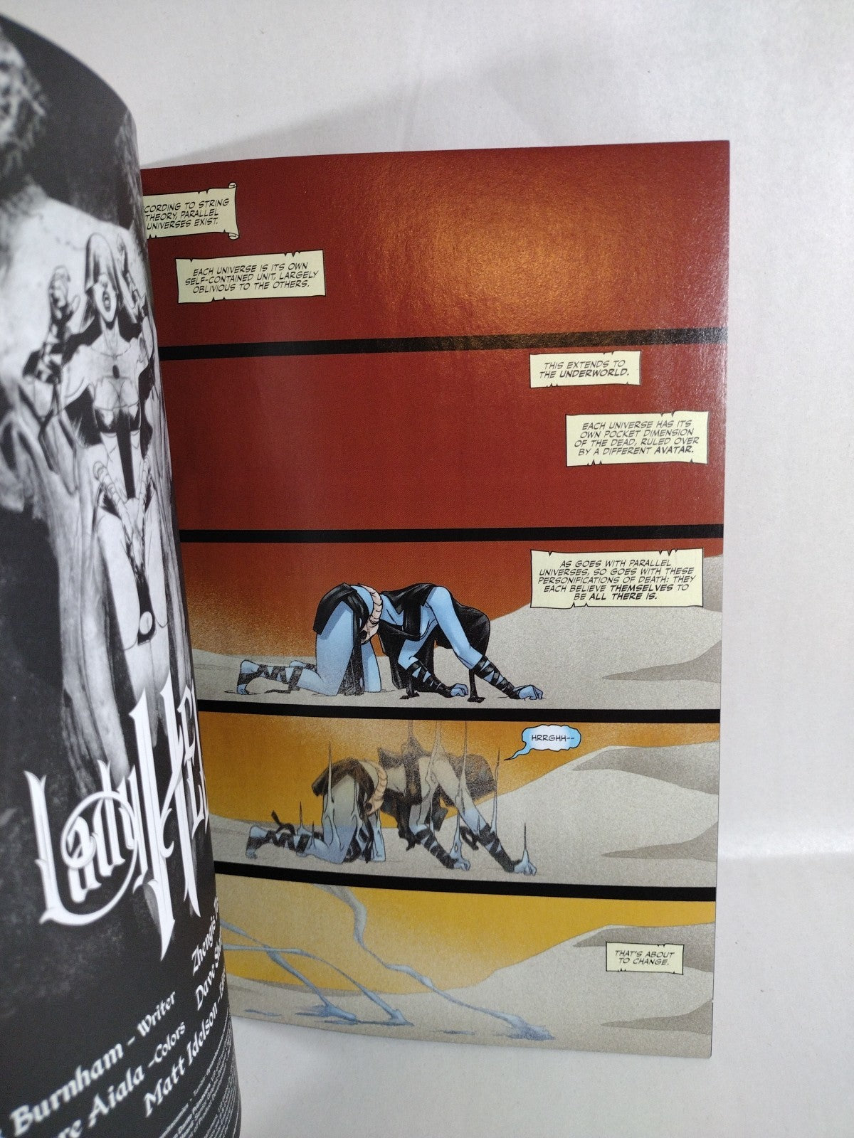 Lady Hel #1 (2022) Dynamite Comic Cover S Red Blank Authentix Variant Cover NM