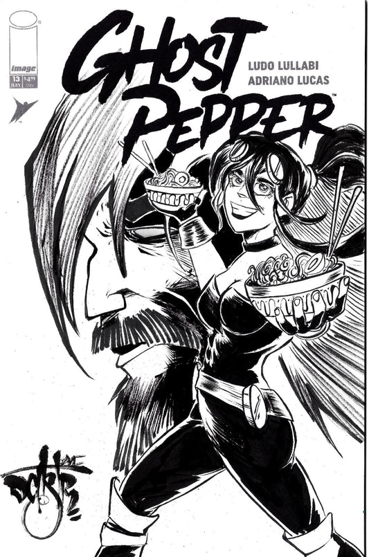 Ghost Pepper #13 (2026) Image Comic Sketch Cover Variant W Original DCastr Art