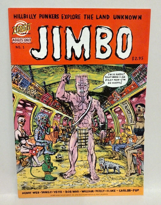 Jimbo #1 (1995) Zongo Comic Gary Panter Underground 