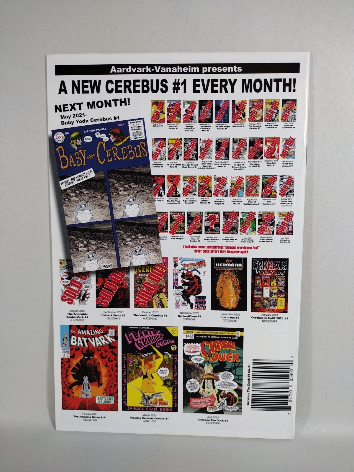Cerebus (2021) Aardvark-Vanhiem Comic Lot Of 6 Dave Sim