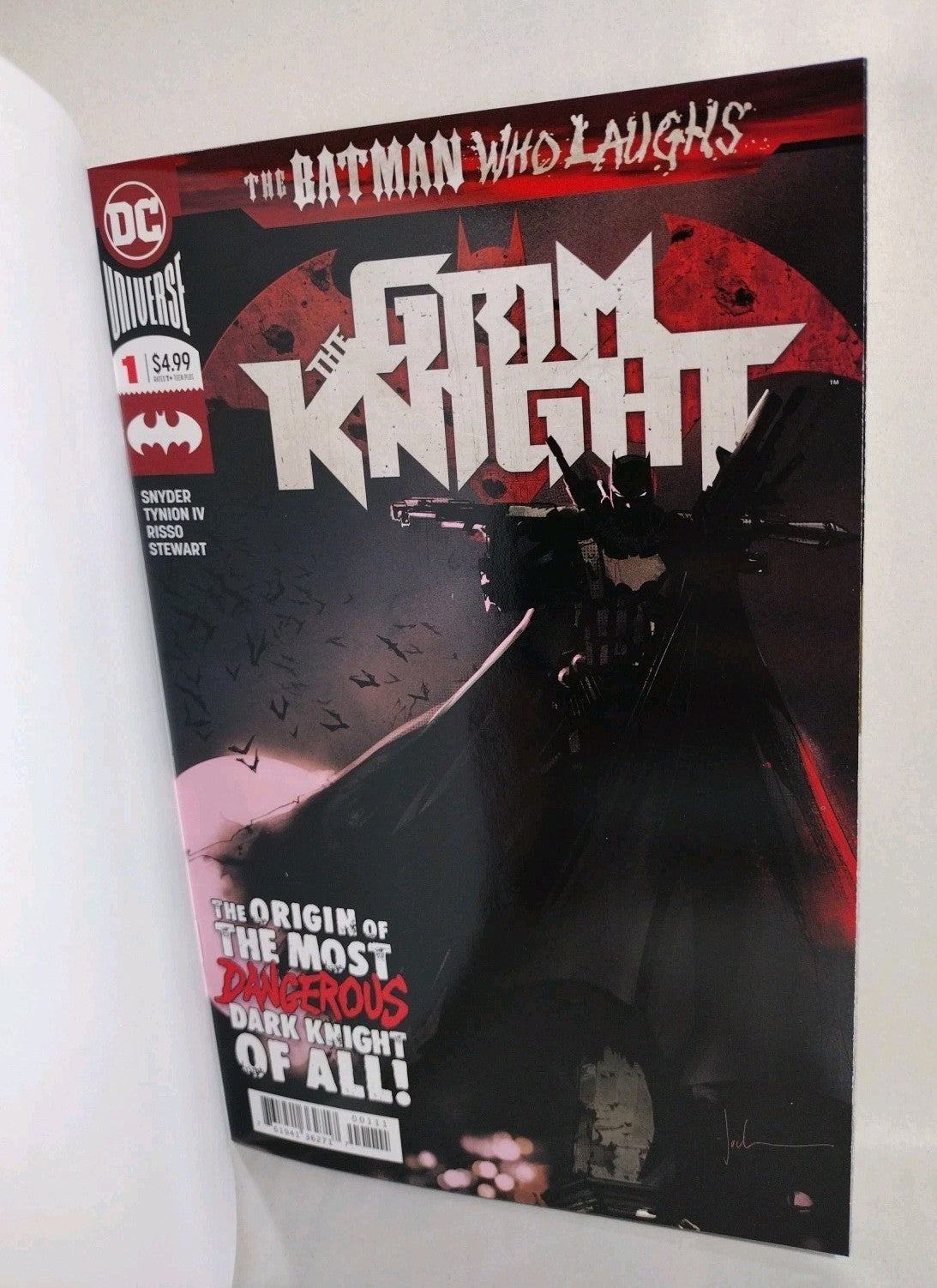 Batman Who Laughs Grim Knight #1 (2019) DC Blank Sketch Variant Cover Comic NM