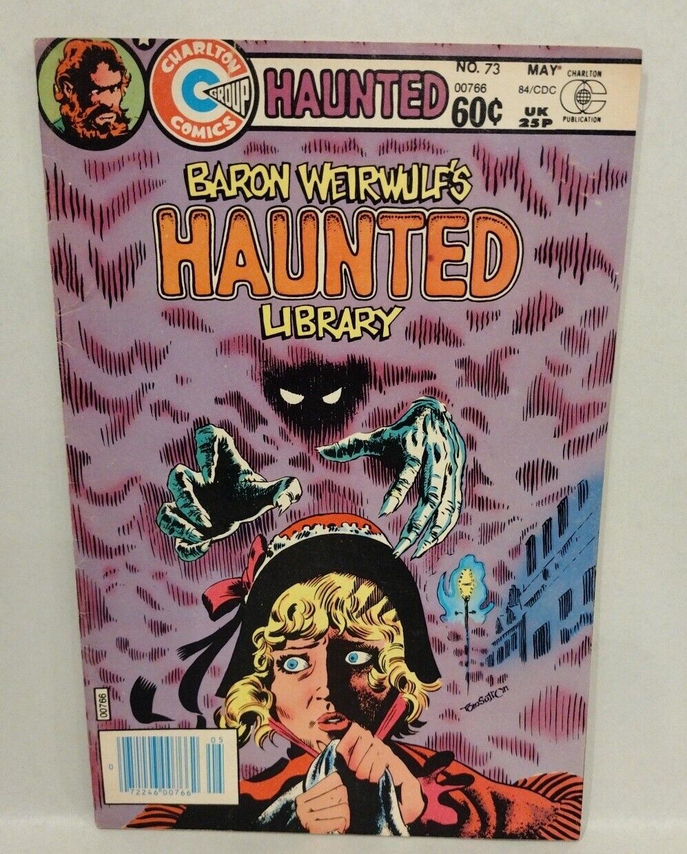 Baron Weirwulf's Haunted Library #73 (1984) Charlton Horror Comic Tom Sutton VF