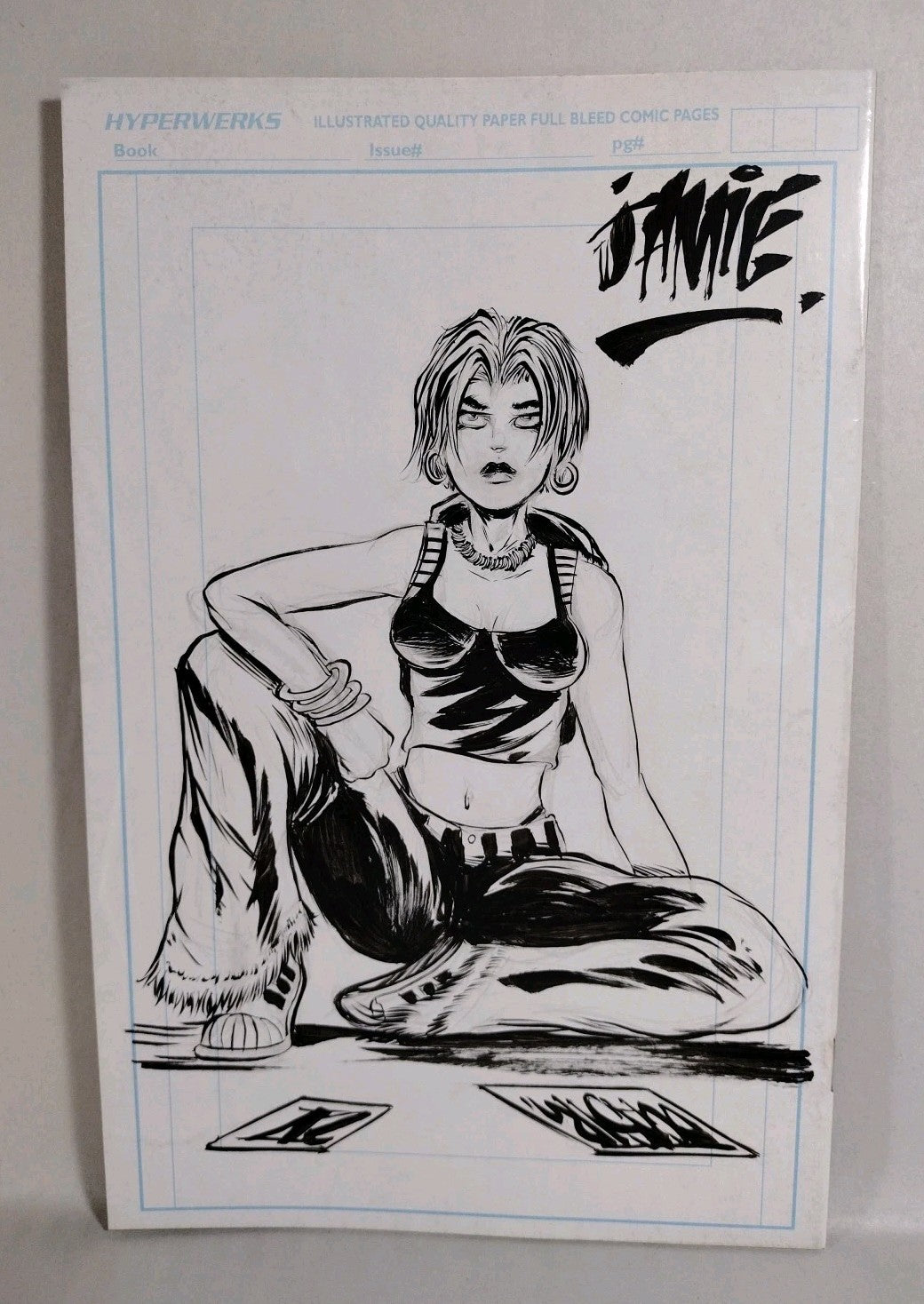 Hyperwerks Sketchbook '99 Karl Altstaetter Comic W Original Dave Castr Deity Art