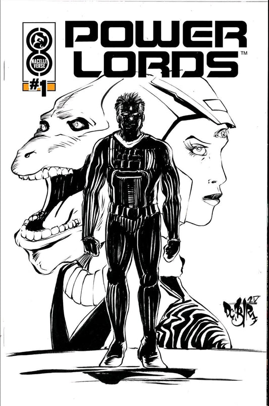 Power Lords #1 (2025) Oni Nacelleverse Sketch Cover W Original Dave Castr Art