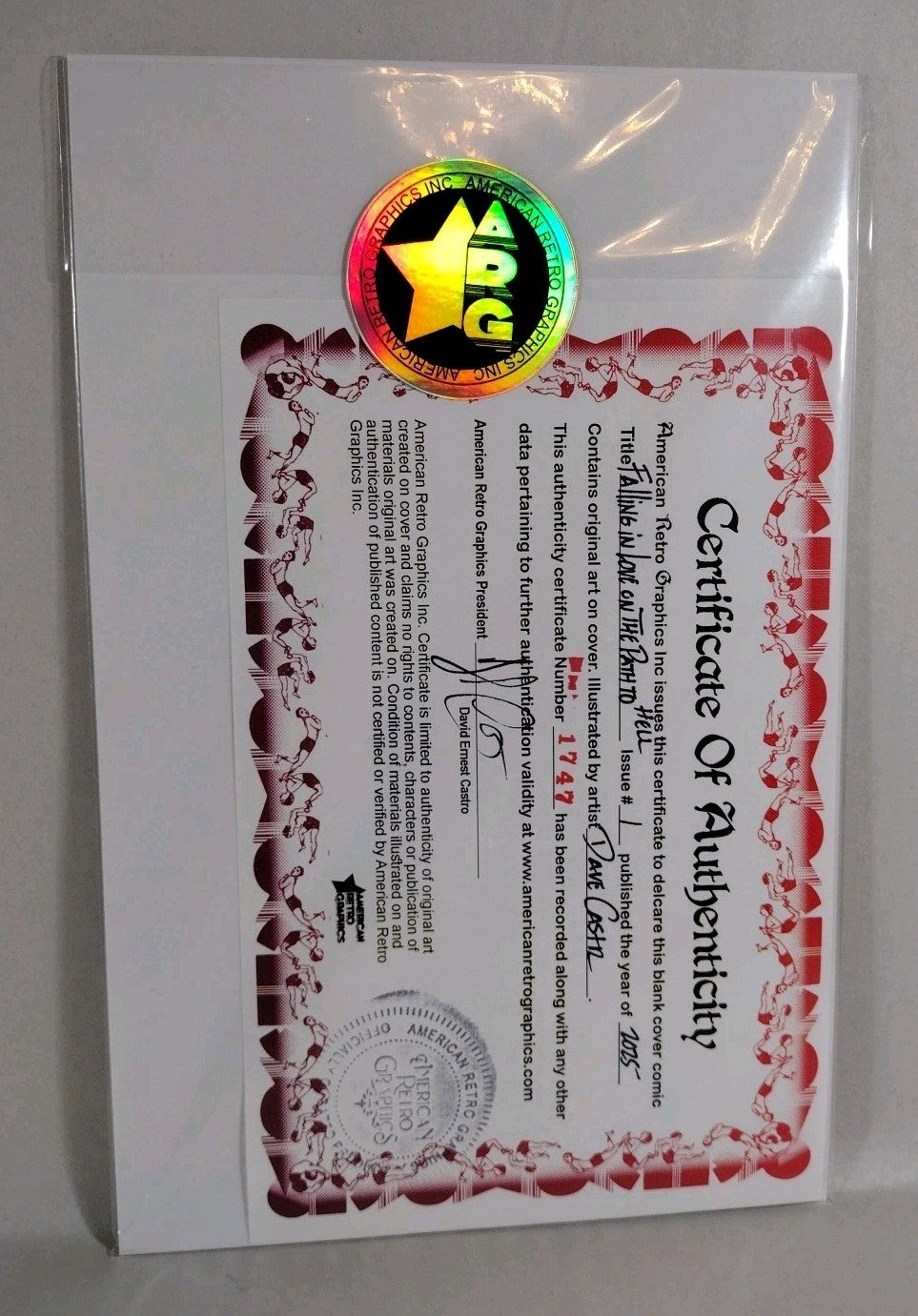 Falling In Love On The Path To Hell #10 Image Sketch Cover W Original DCastr Art