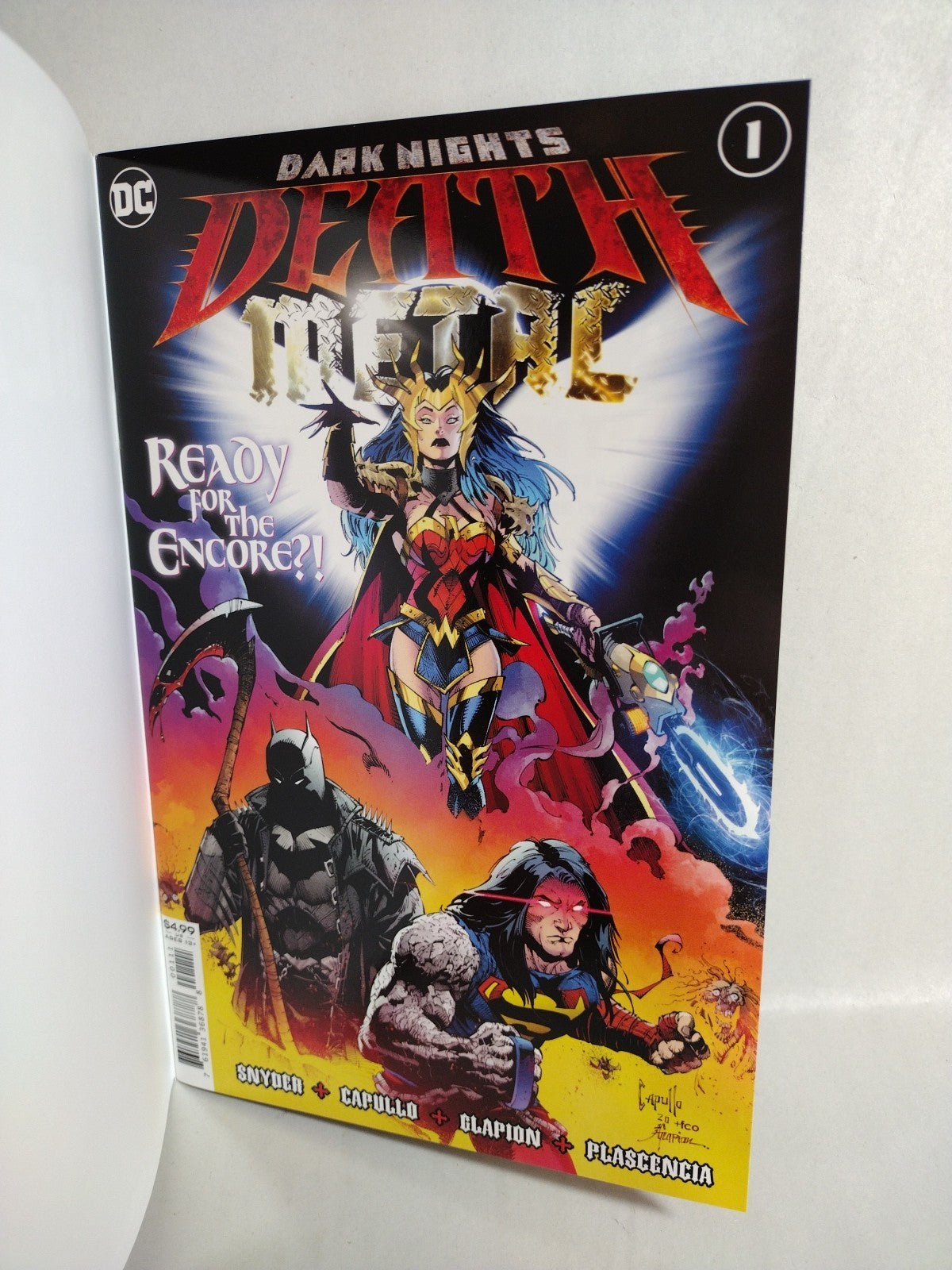 Dark Knights Death Metal #1 (2020) DC Blank Sketch Variant Cover Comic New NM