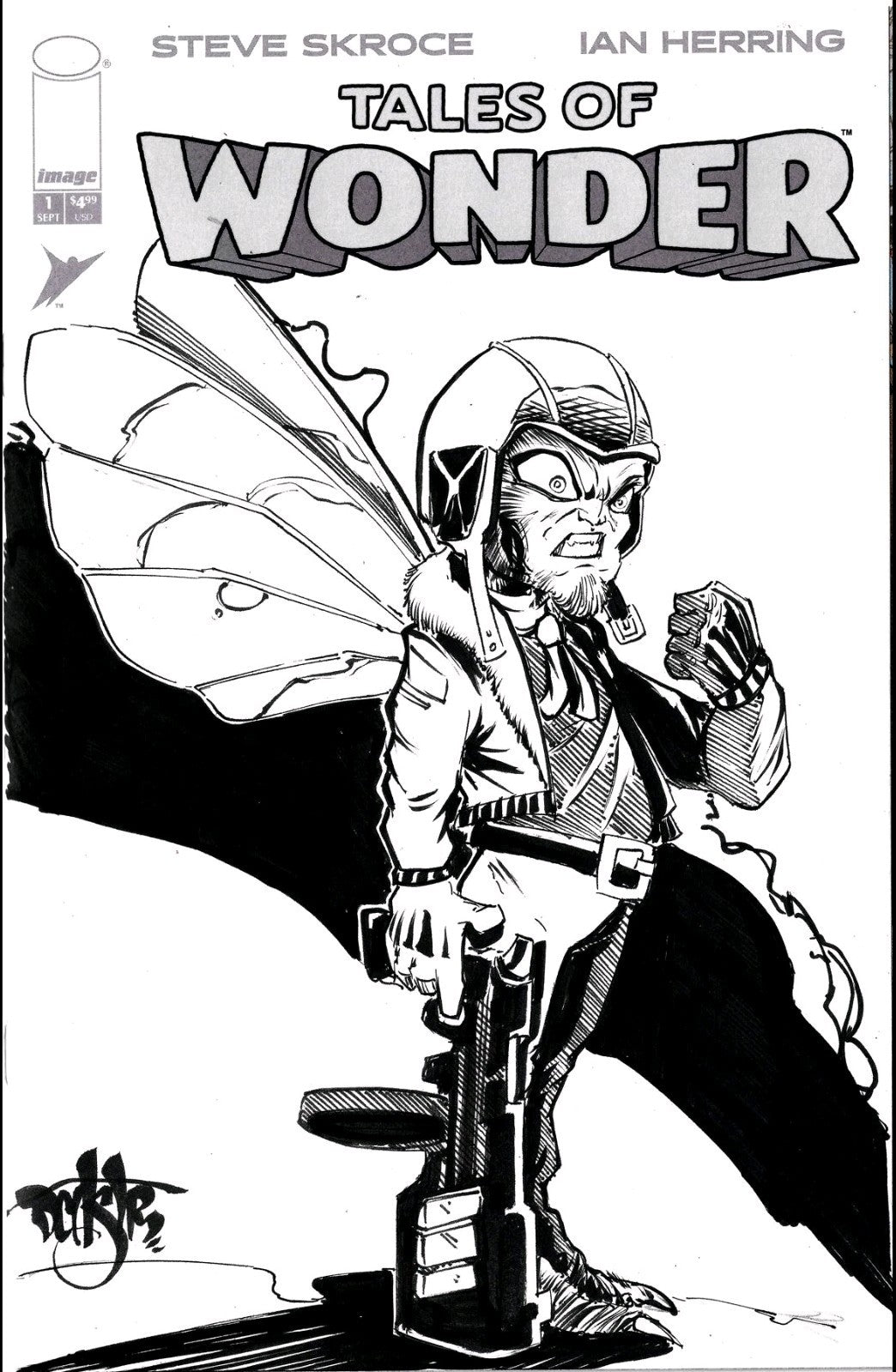 Tales Of Wonder #1 (2026) Image Comic Sketch Cover W Original Dave Castr Art