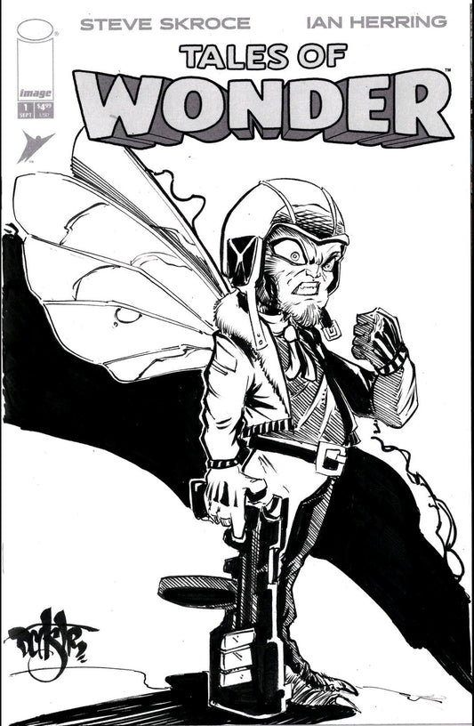 Tales Of Wonder #1 (2026) Image Comic Sketch Cover W Original Dave Castr Art