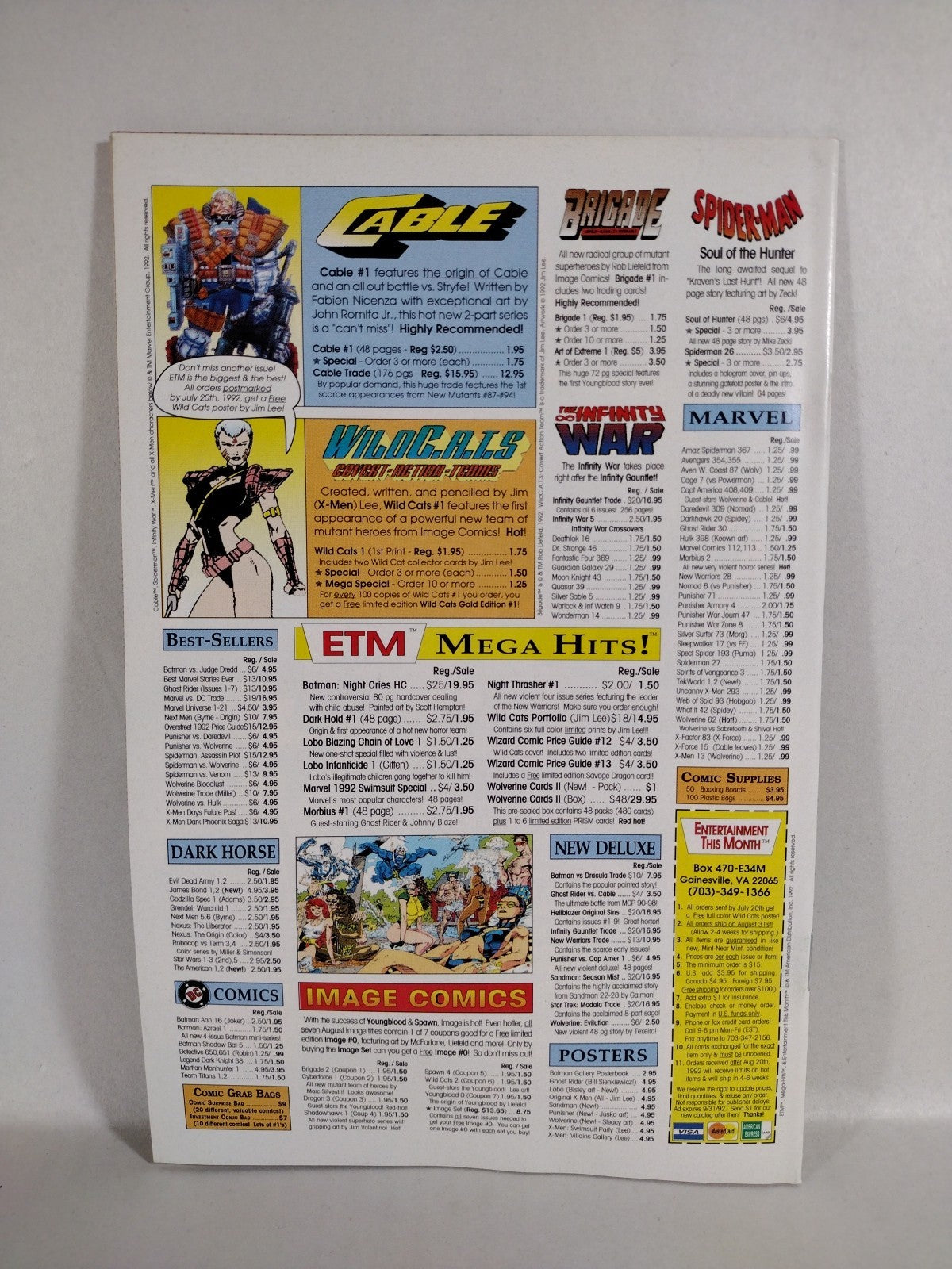 Cage (1992) Marvel Comic Lot Set #1 3 4 5 6 7 8 Evil And The Cure Pt 1-4 VF-NM