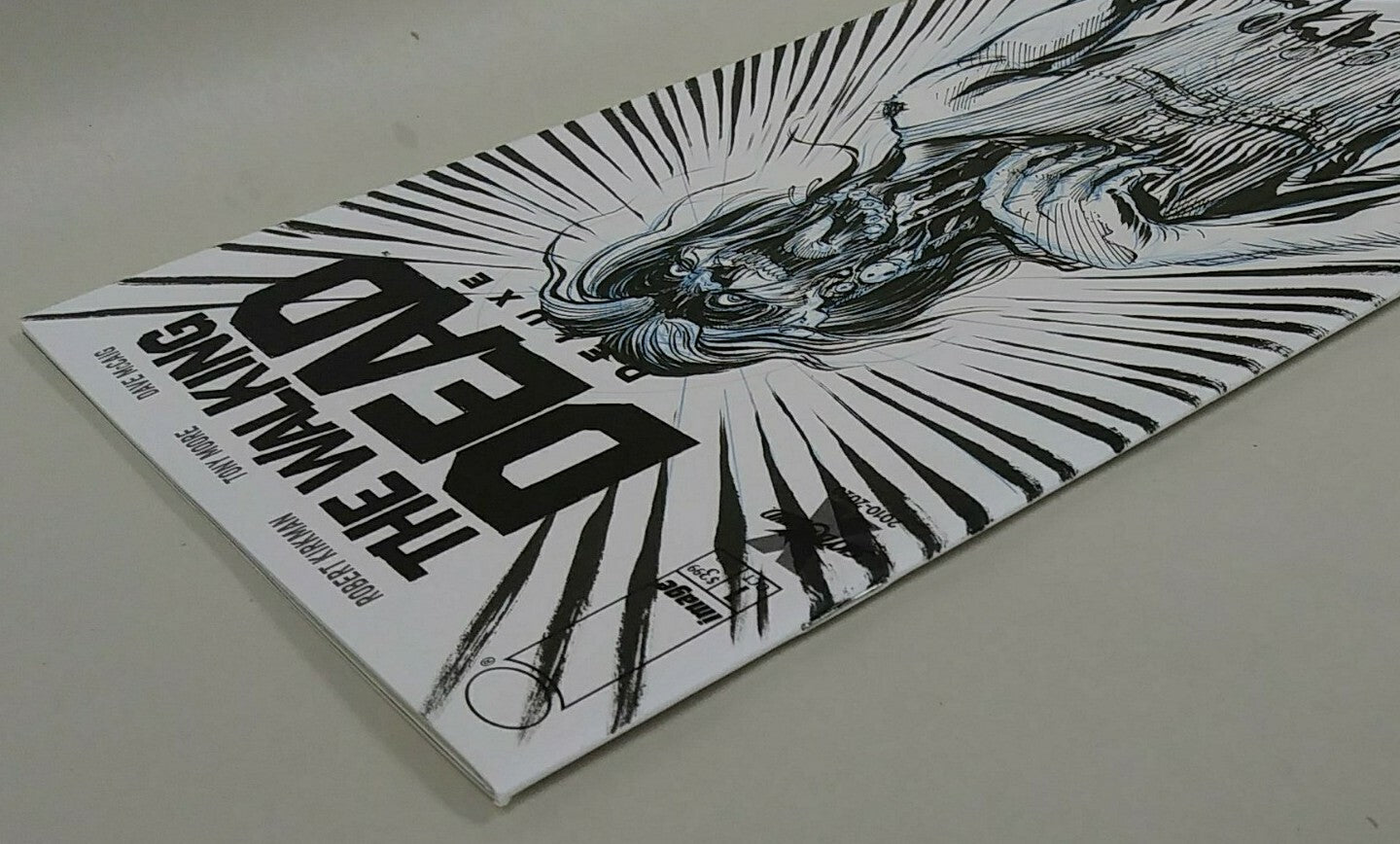 Walking Death Deluxe #1 Sketch Cover Variant Comic W Original DCastr Art ARG 