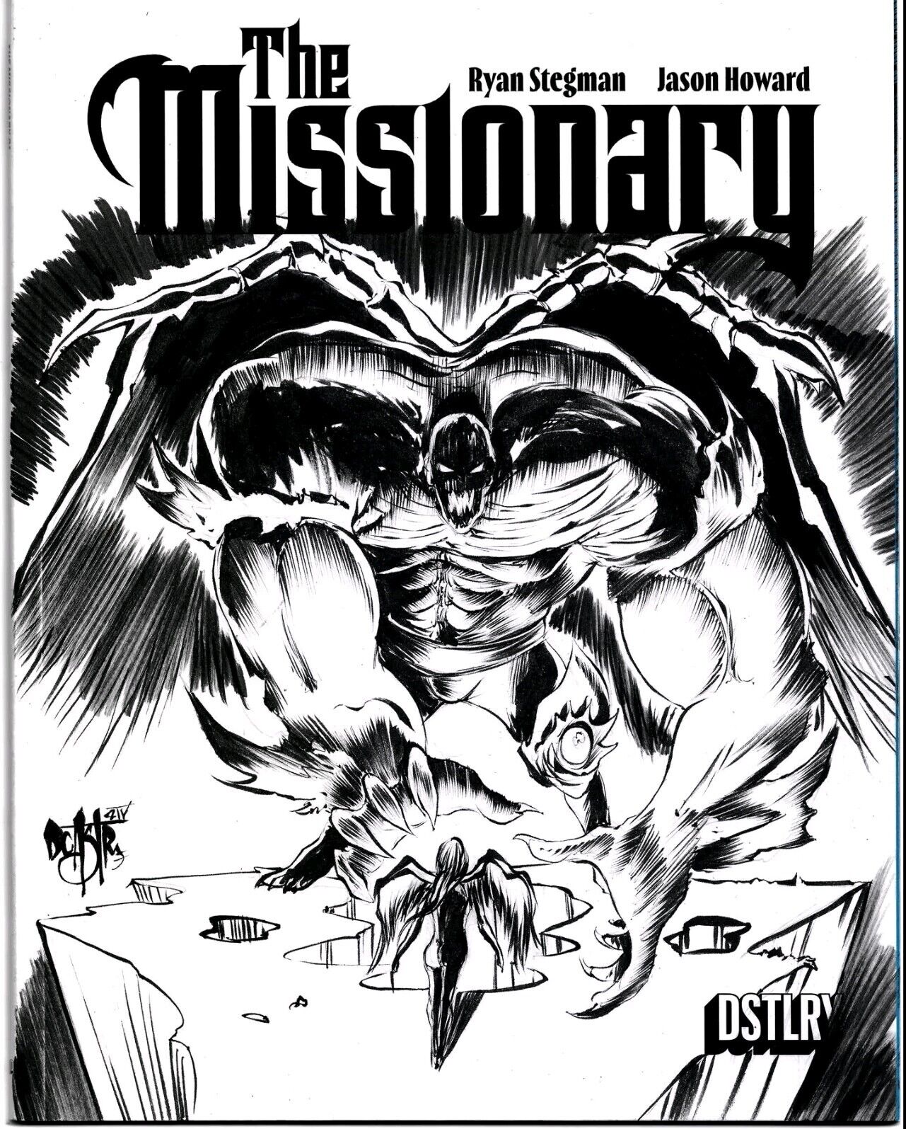 Missionary #1 (2024) Dstlry Comic Magazine Sketch Cover Variant W Original Art