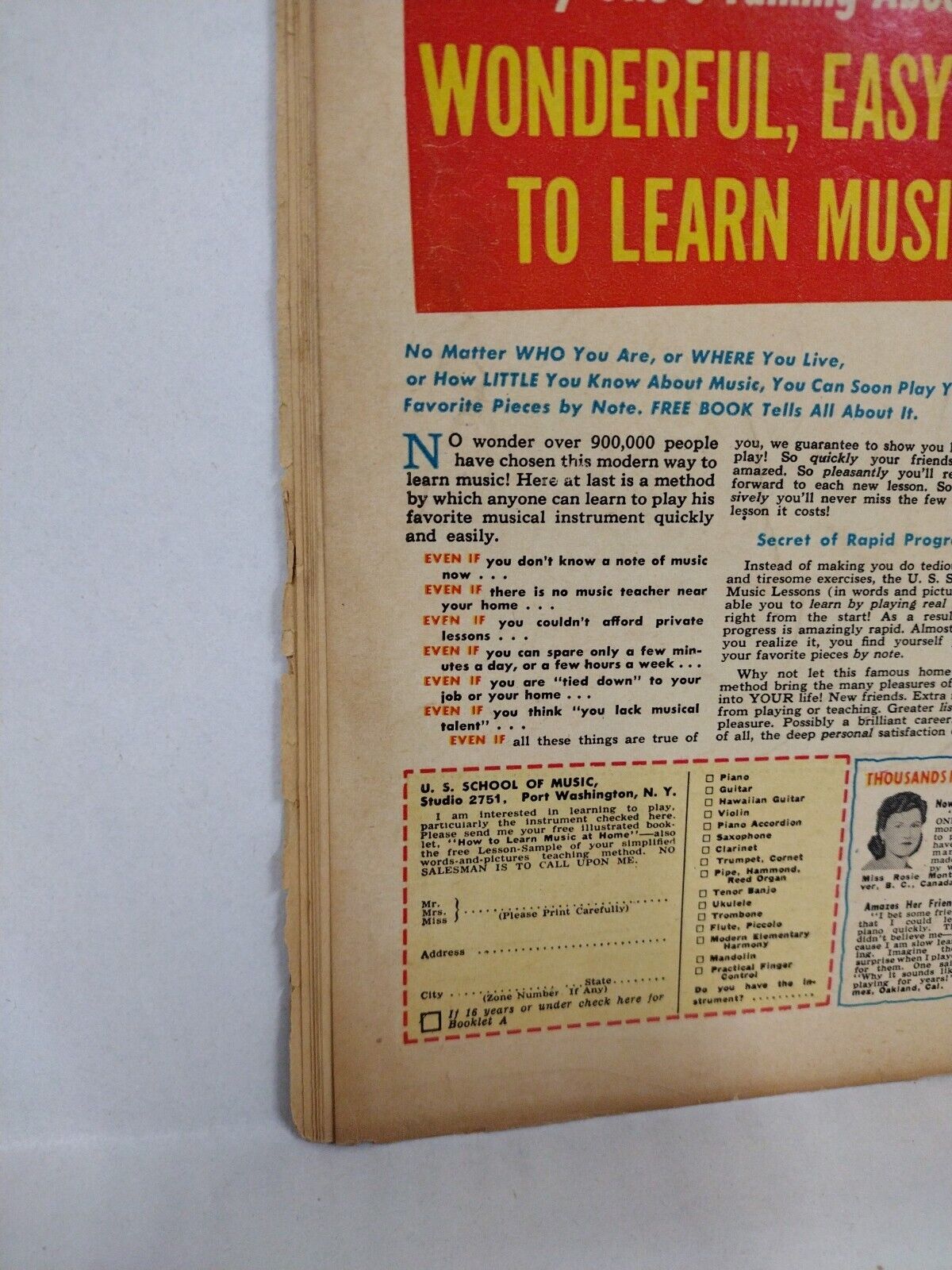 Love Secrets #36 (1954) Comic Magazines Golden Age Low Grade