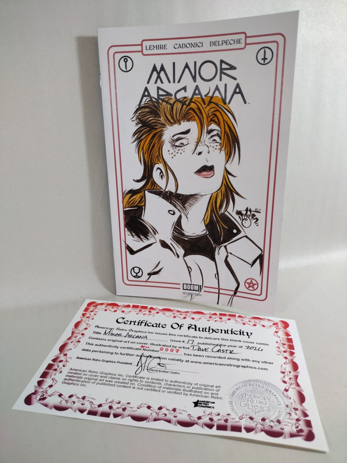 Minor Arcana #17 (2026) Boom Studios Sketch Cover W Original Dave Castr Art