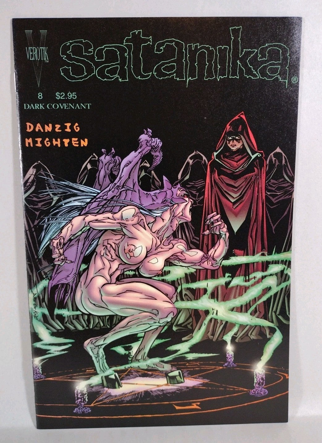 Satanika #8 (1997) Verotik Danzig Comic Duke Mighten Cover VF-NM