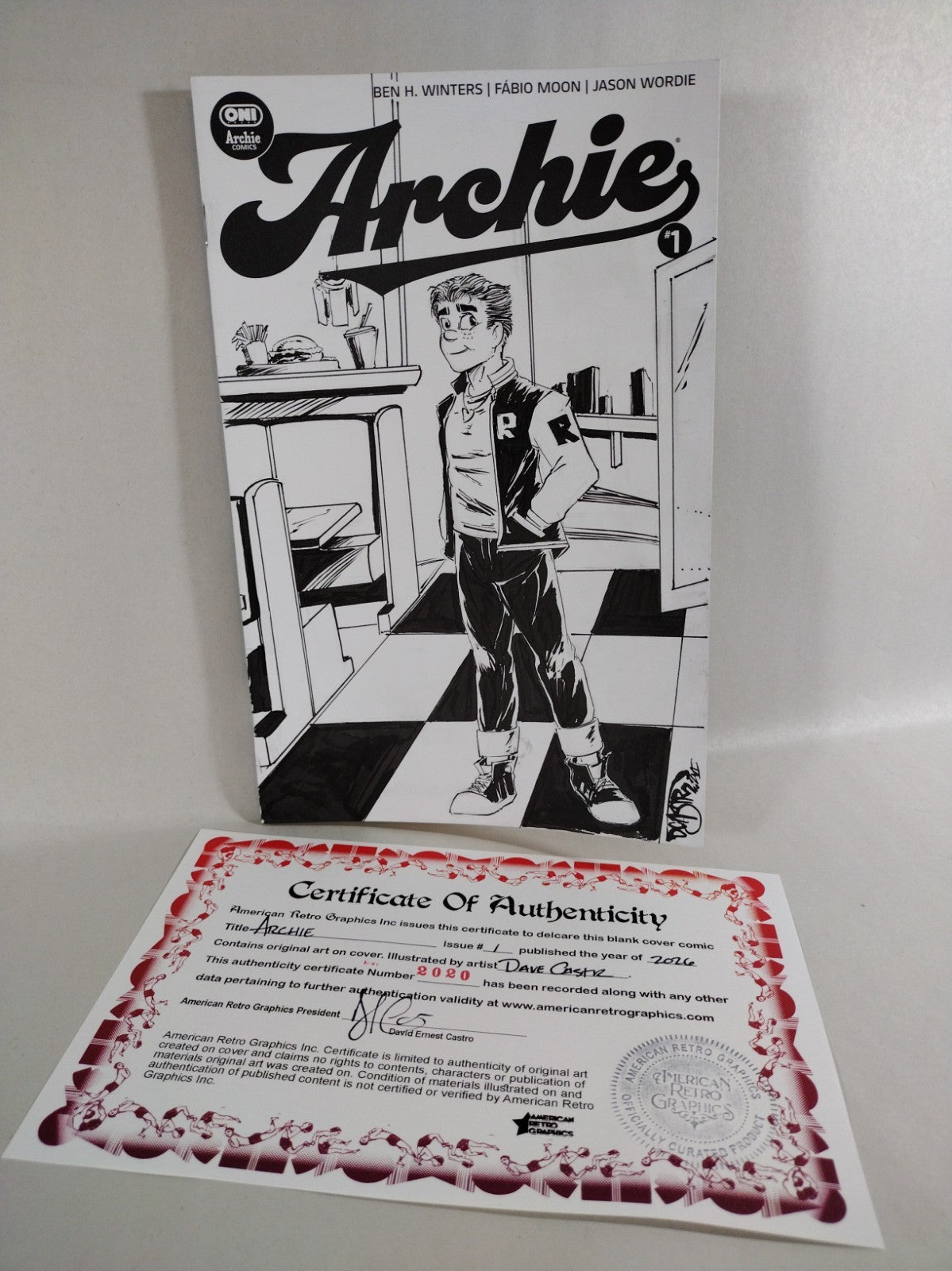 Archie #1 Oni Archie Comics Sketch Cover Variant W Original Dave Castr Art