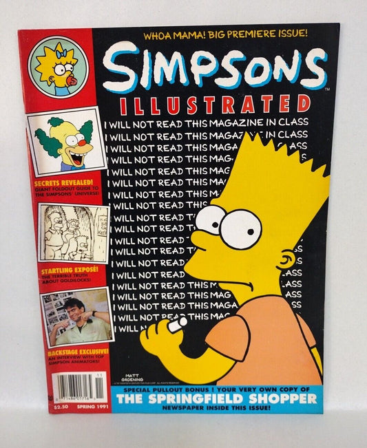 Simpsons Illustrated Magazine #1 (1991) Welsh Publishing Complete