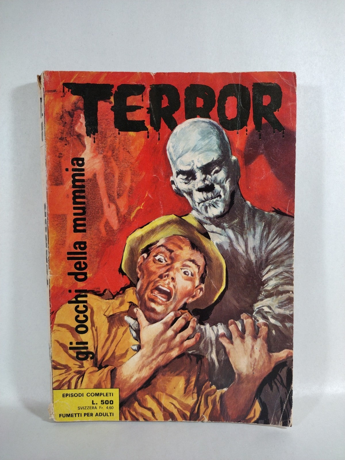 Terror #8 Eyes Of The Mummy (1970) Italian Text Horror Comic