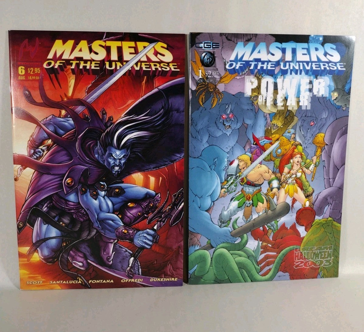 Masters Of The Universe MV Creations Comic Lot 1 2 4-6 Icons Of Evil Snakemen+