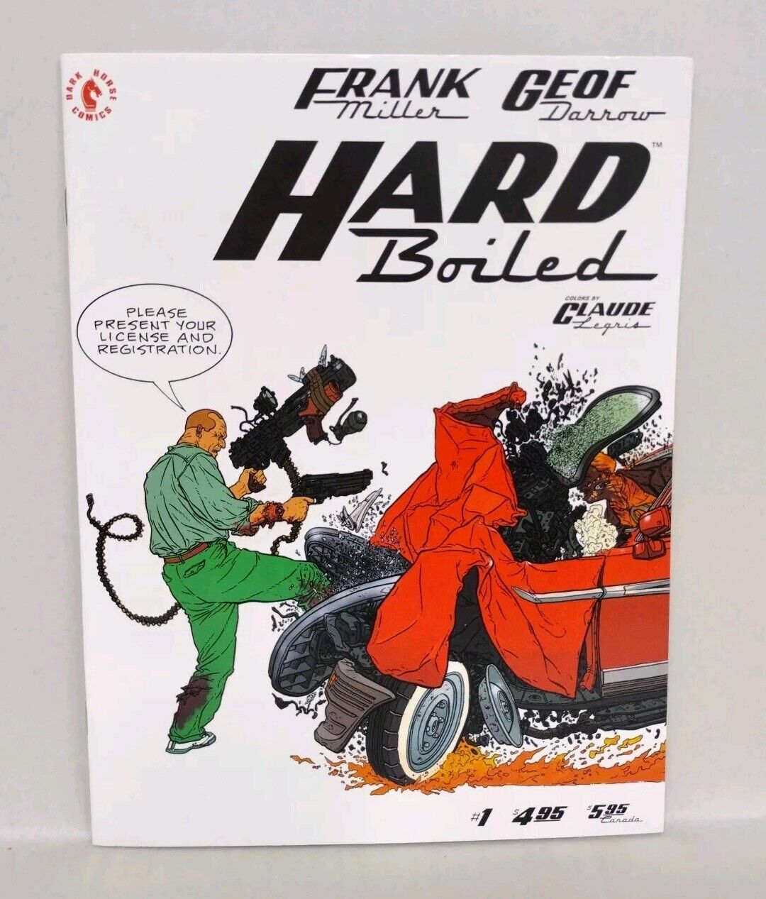 Hard Boiled #1 (1990) Dark Horse Comic Frank Miller Geoff Darrow 1st Print NM