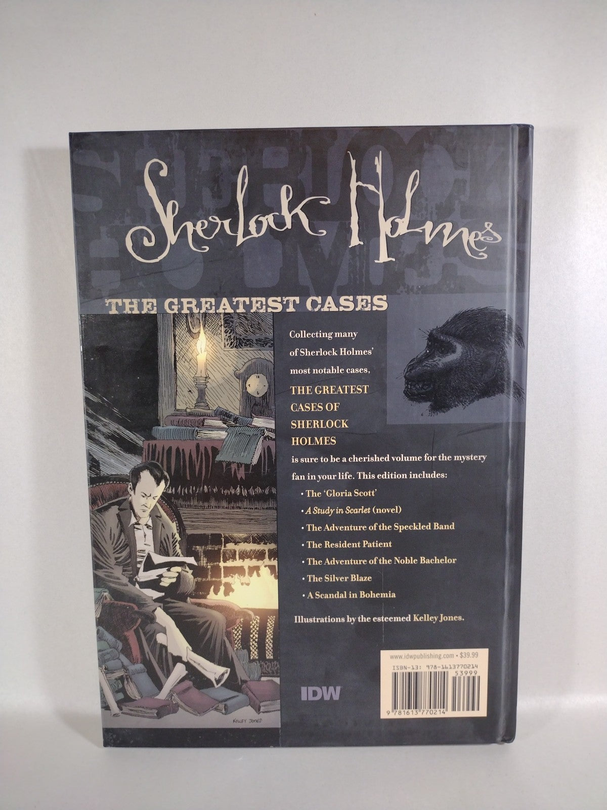 Sherlock Holmes The Greatest Cases Vol 1 (2011)  IDW HC Kelly Jones Art 