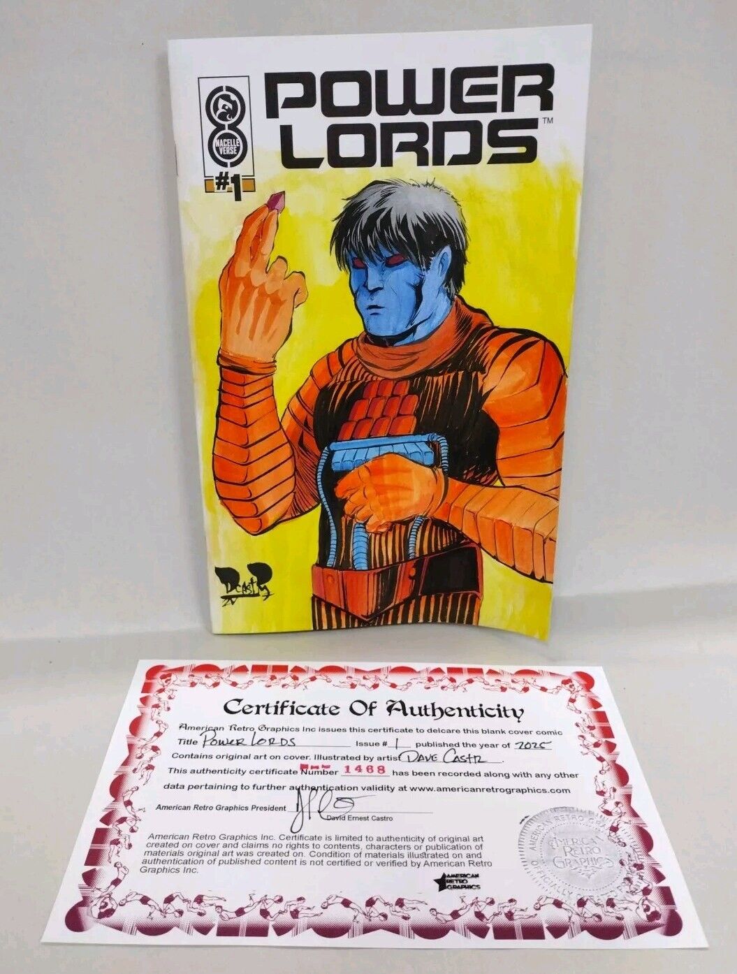 Power Lords #1 (2025) Oni Nacelleverse Sketch Cover W Original Dave Castr Art