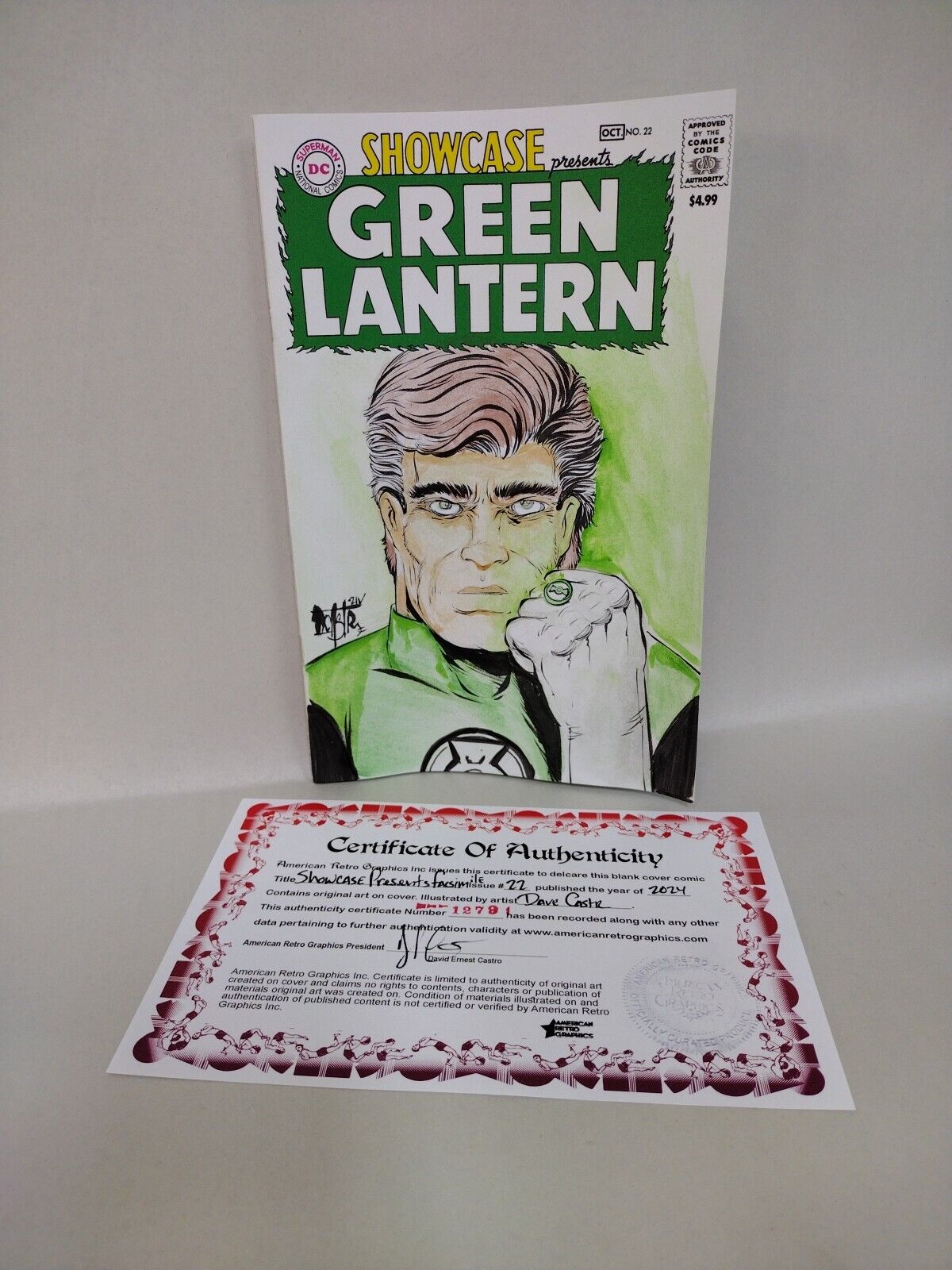 Showcase Presents Green Lantern 22 (2024) DC Comic Sketch Variant W Original Art