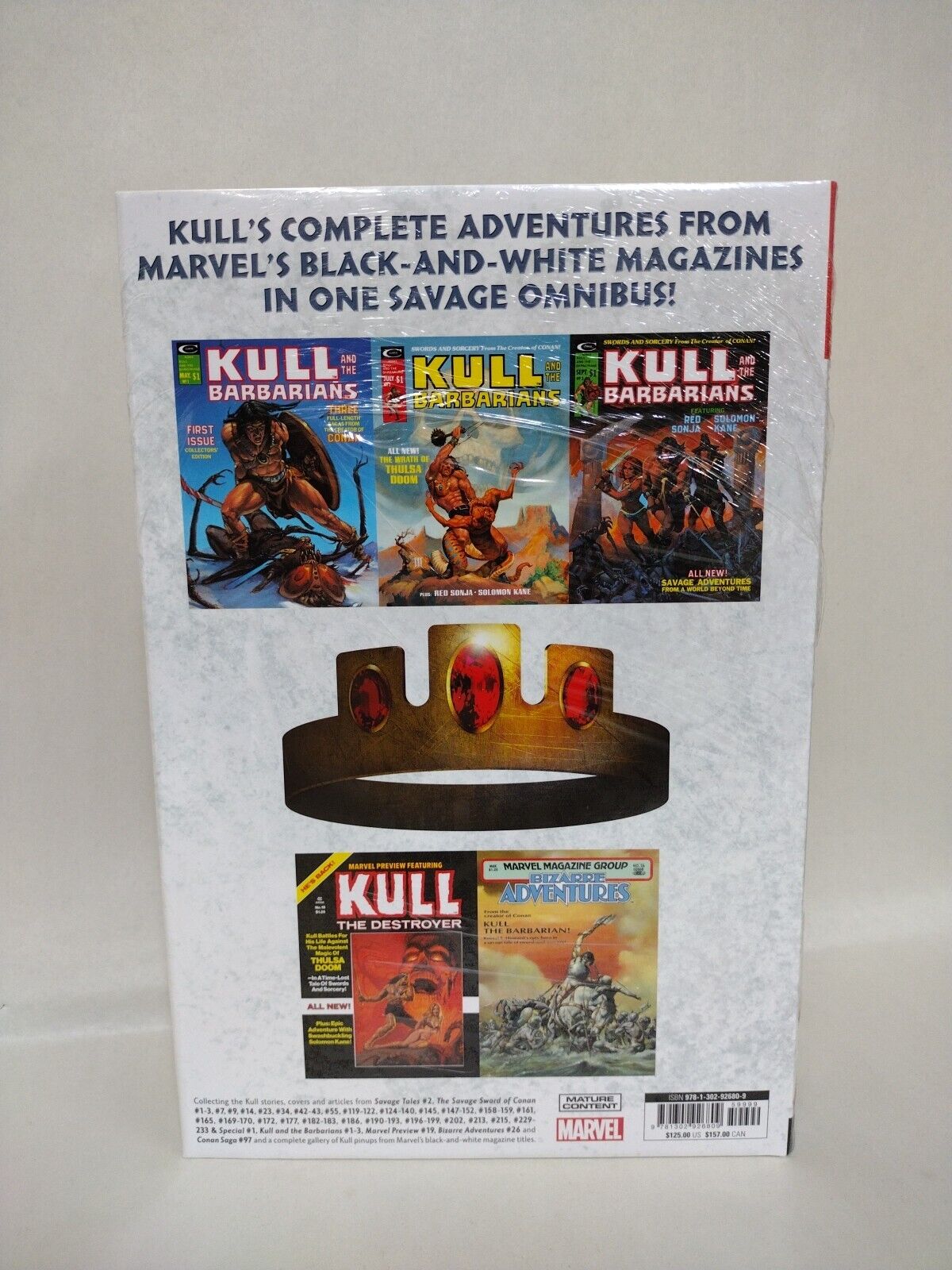 Kull The Savage Omnibus Marvel HC Mark Brooks Cover New Sealed