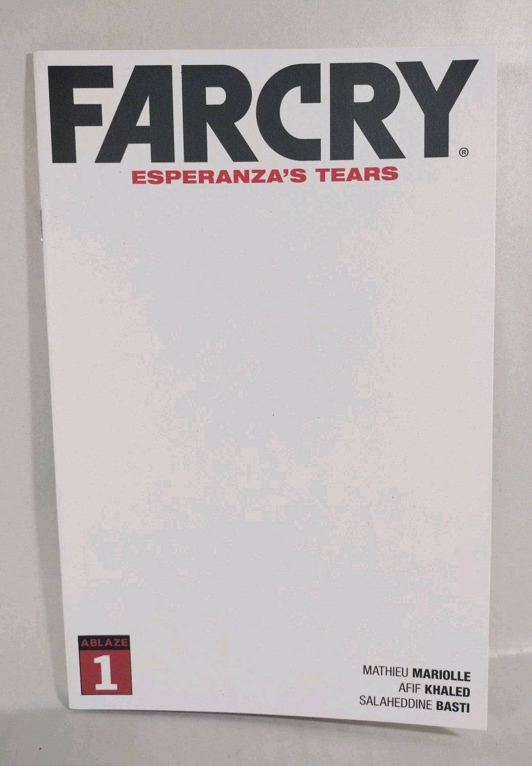 FarCry Esperanza's Tears 1 (2022) Ablaze Comic Blank Sketch Cover Variant New NM