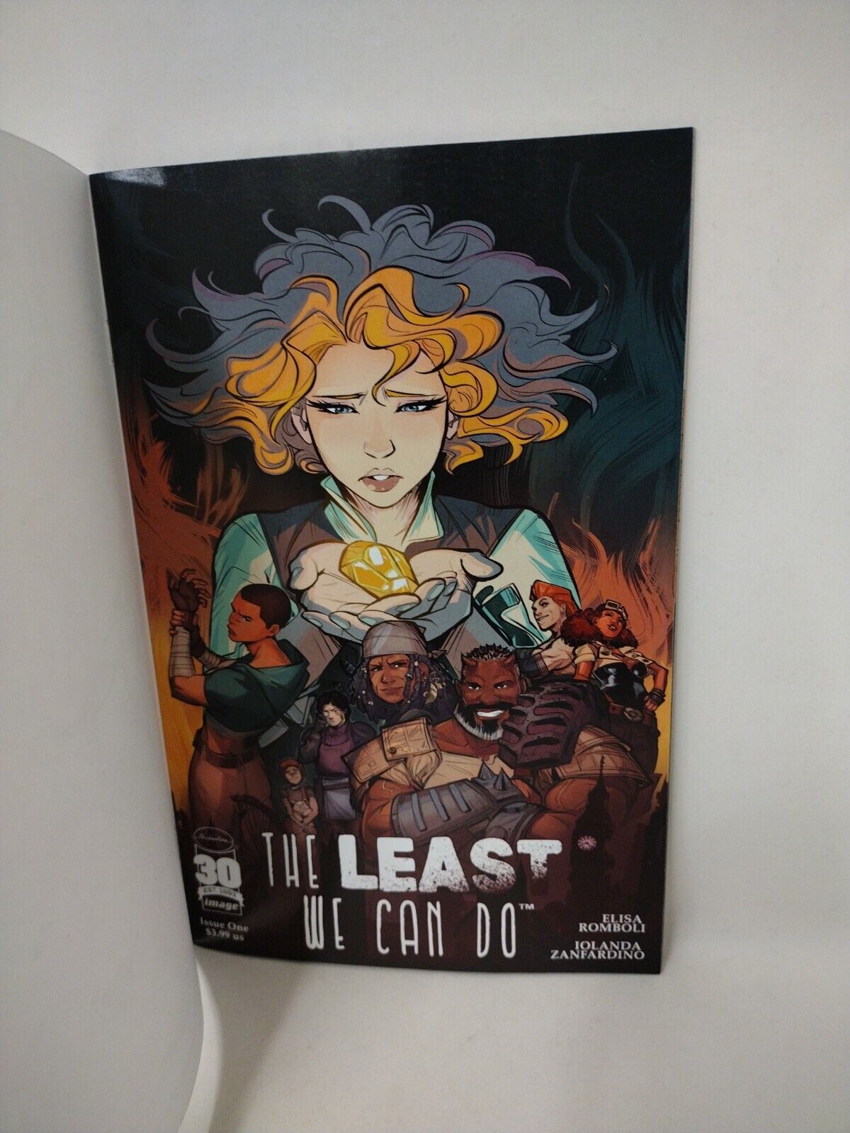 The Least We Can Do #1 (2022) Image Comic Blank Cover w Original DCastr Art COA