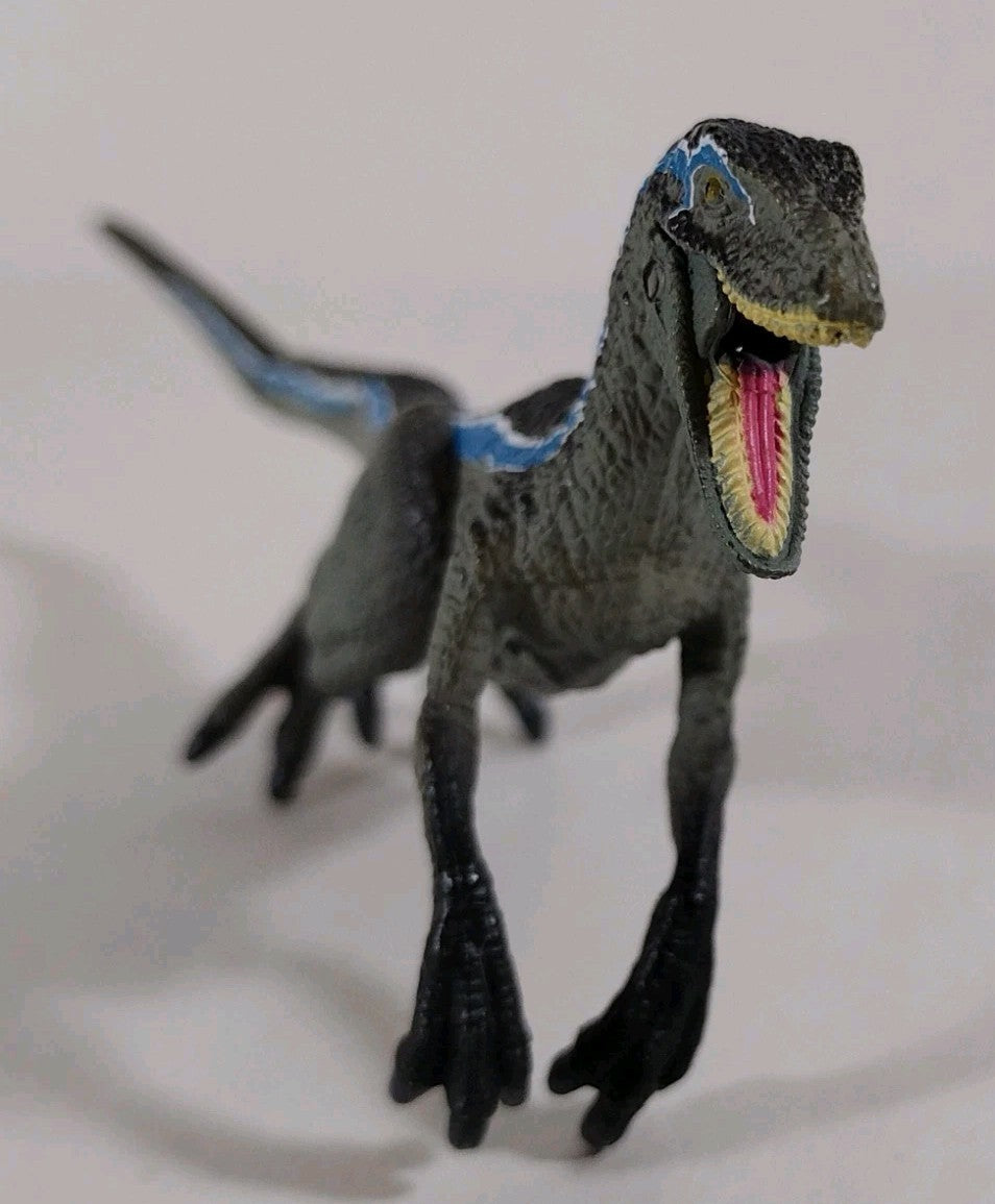 Takara Tomy Ania Jurassic World Blue Snow Ver Dinosaur Toy Japan Exclusive Loose