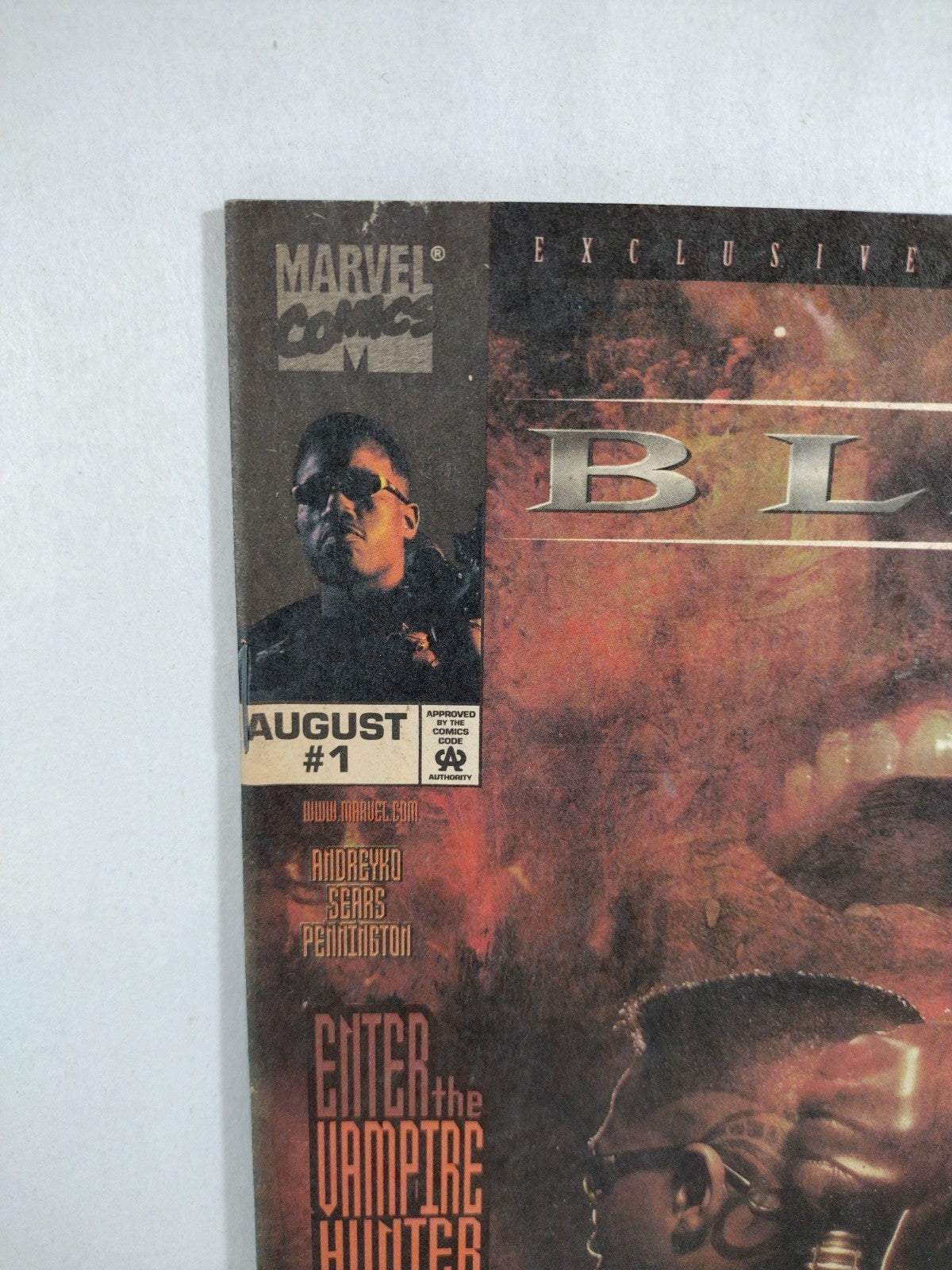 Blade Sins Of The Father #1 (1998) Theatre Edition Marvel Comic Fine