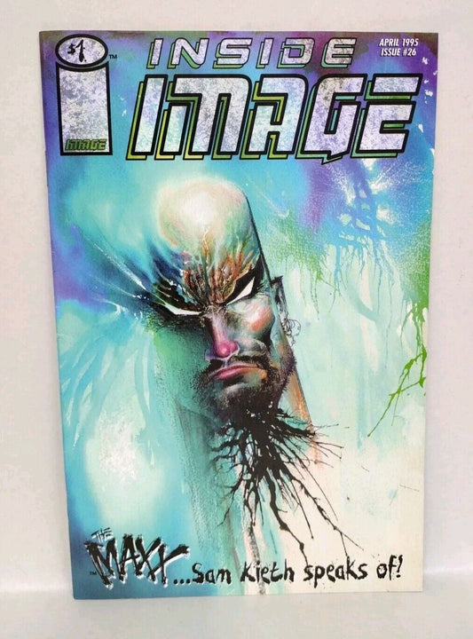 Inside Image #26 (1995) Comic Interviews Sam Kieth MAXX Cyberforce Flipbook VF