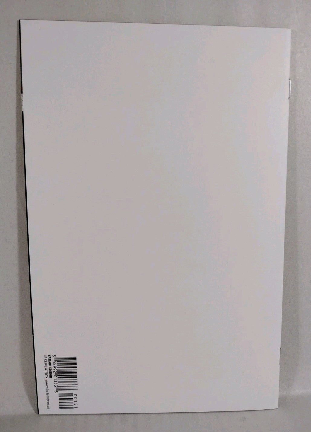 Wrath of the ETERNAL WARRIOR #1 (2015) Valiant Blank Variant Cover Comic NM