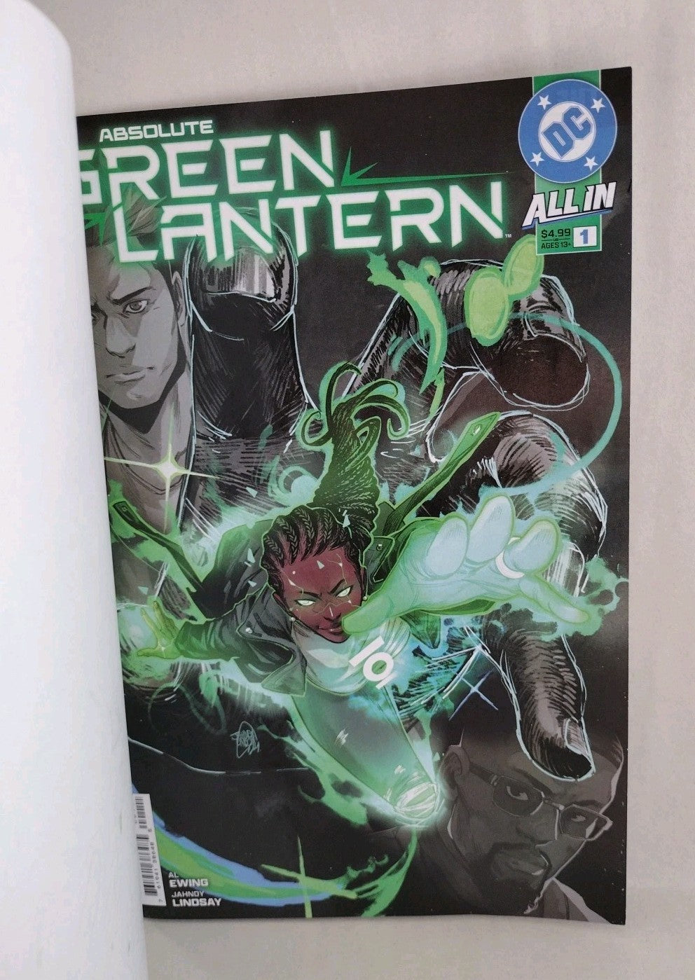 Absolute Green Lantern 1 (2025) DC Sketch Variant Comic Cover W Original JAG Art