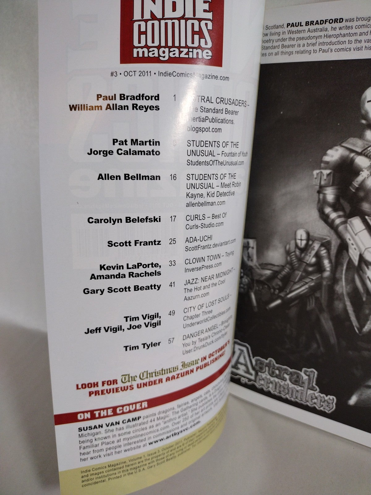 Indie Comics Magazine (2011) Aazurn Lot #1 2 3 4 5 6 Signed Tim Joe Vigil 