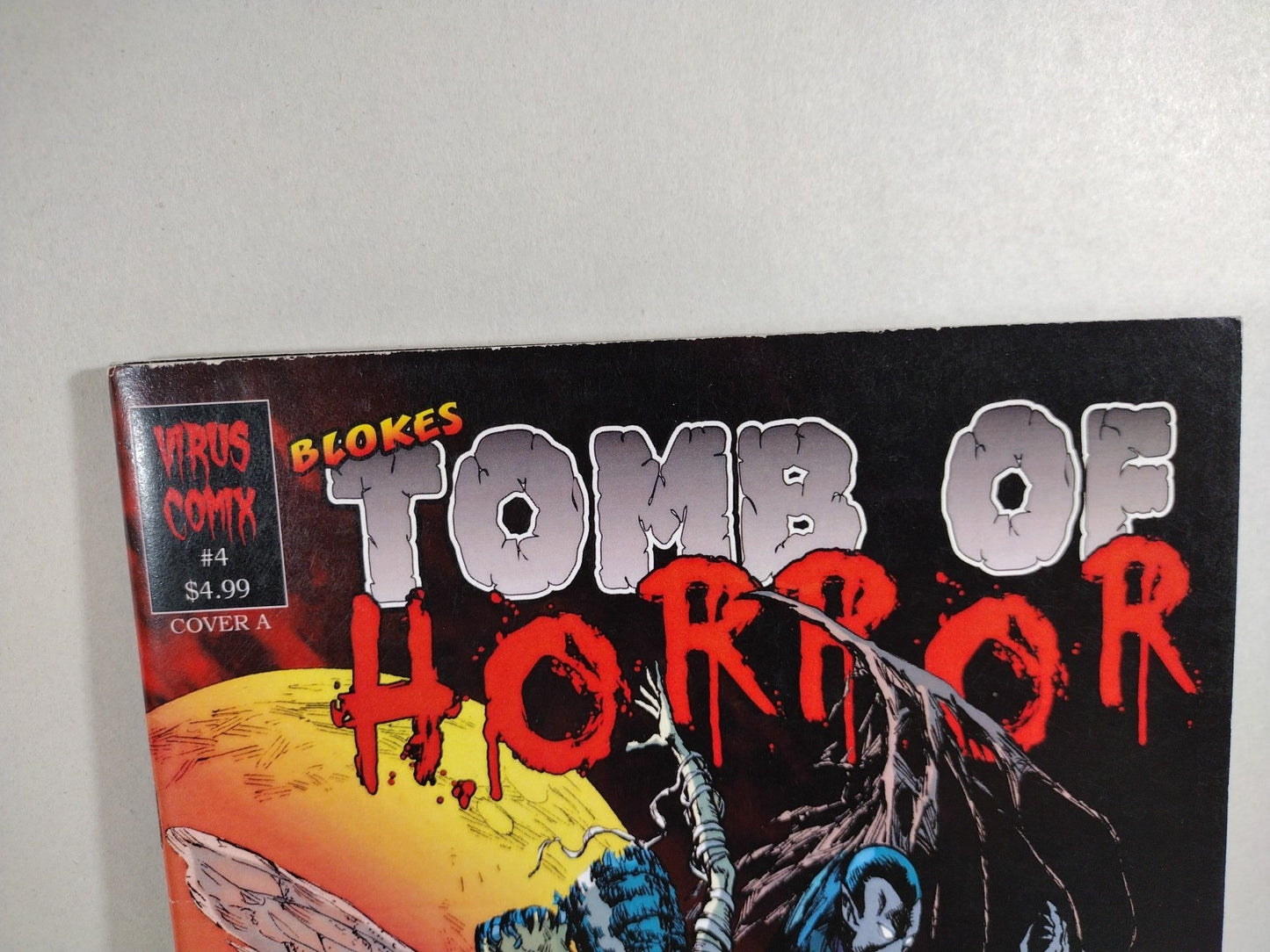 Blokes Tomb Of Terror #4 (2010) Virus Comix Teodorani Cover A Reader Copy
