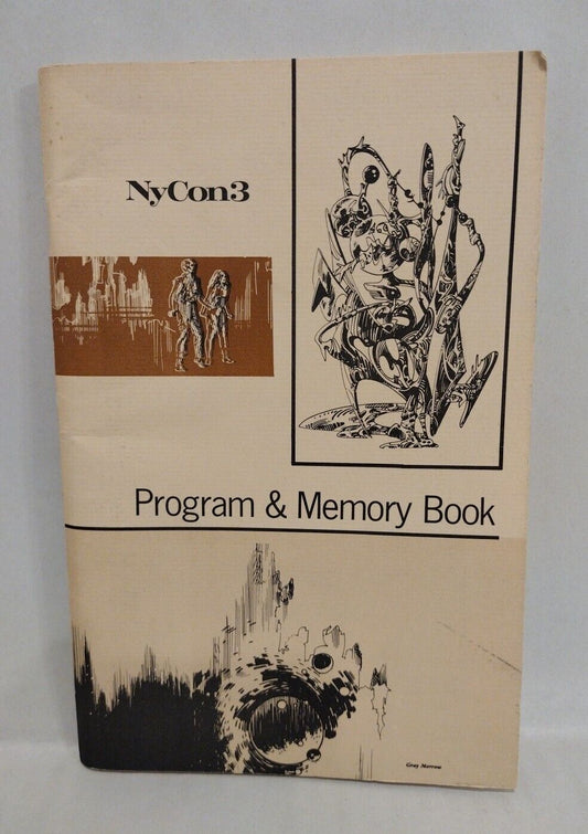 NYCON 3 (1967) Science Fiction Convention Program Lester Del Rey Illustrated 