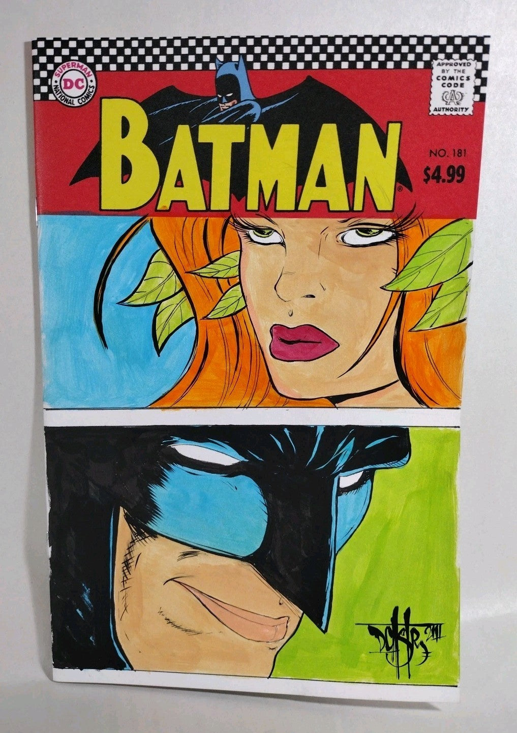 Batman Facsimile #181 (2023) DC Comic Sketch Cover Var W Original Dave Castr Art