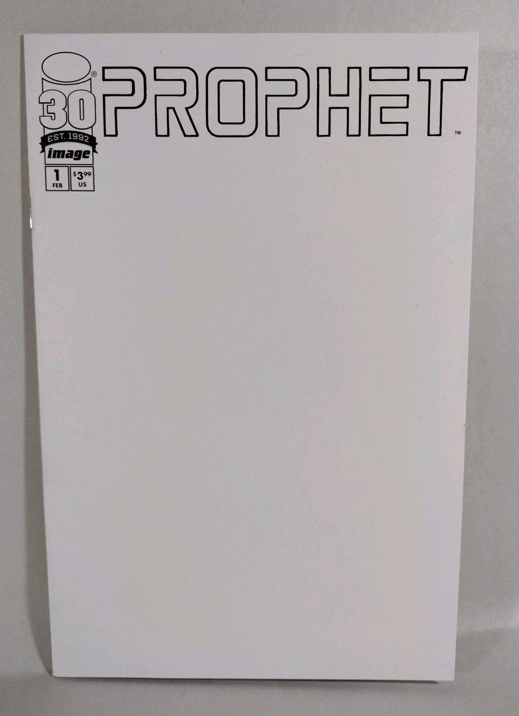 Prophet Facsimile #1 (2022) Image Blank Cover Variant Comic New NM
